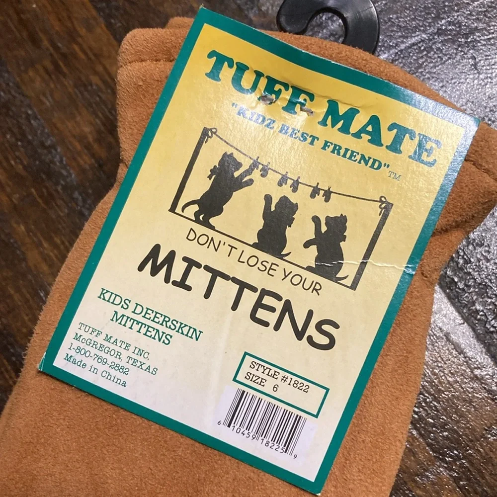 New!! Kids Deerskin Mittens